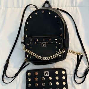 Victoria’s Secret backpack and wallet
